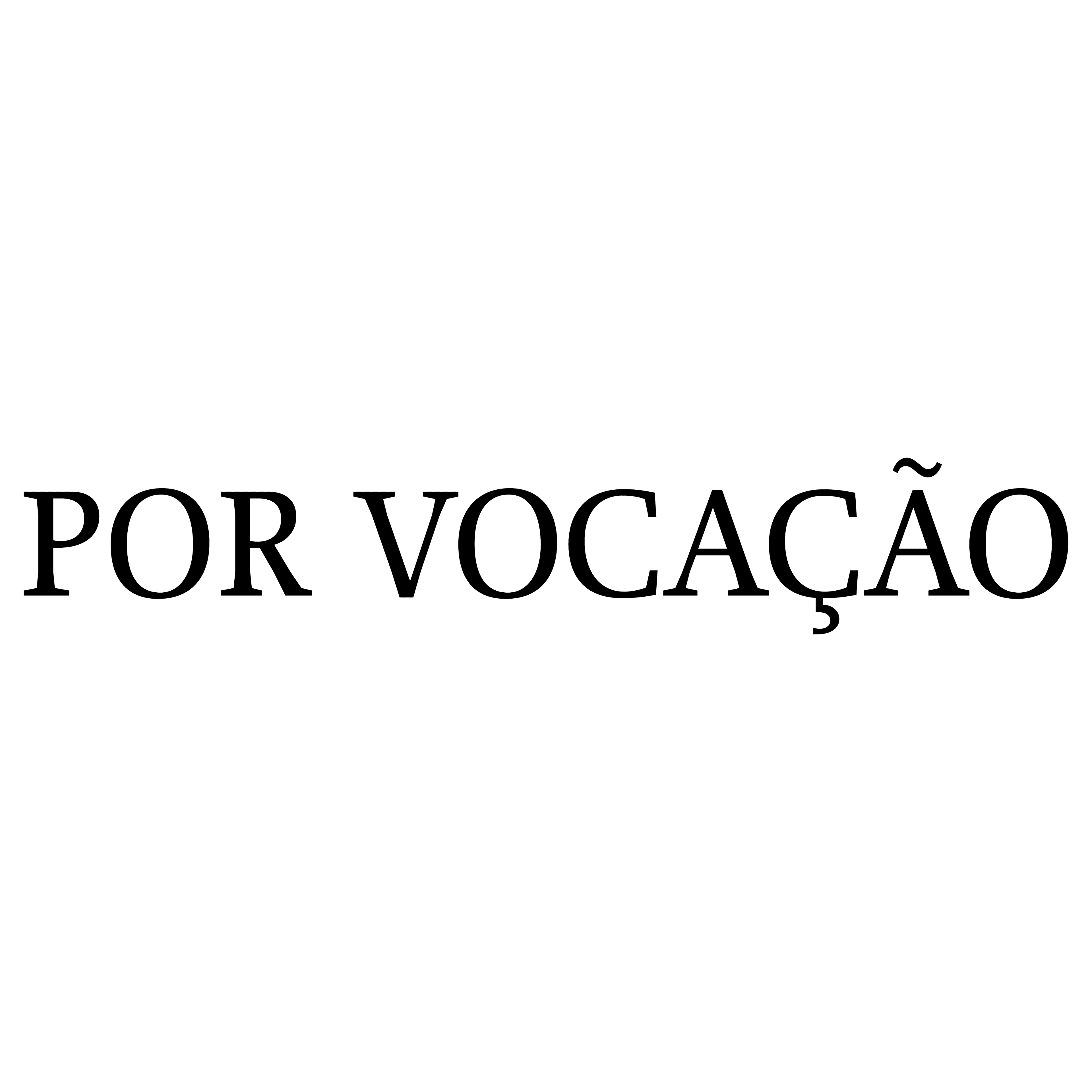 Por Vocação logo